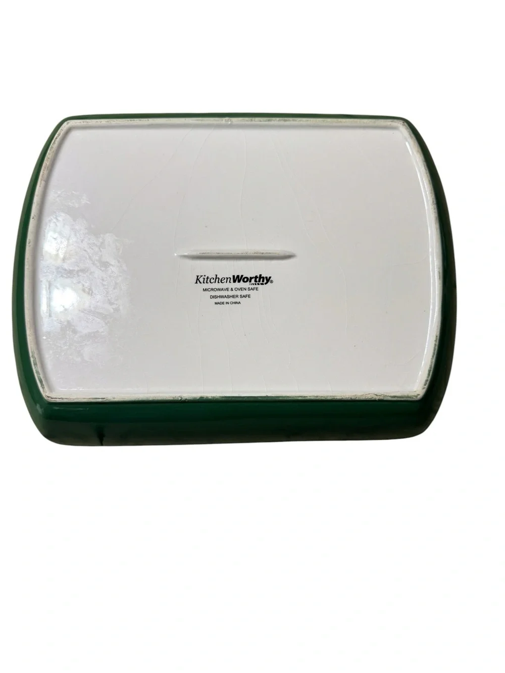KitchenWorthy Ceramic Football Stadium Platter Tray Game Day Super Bowl Platter